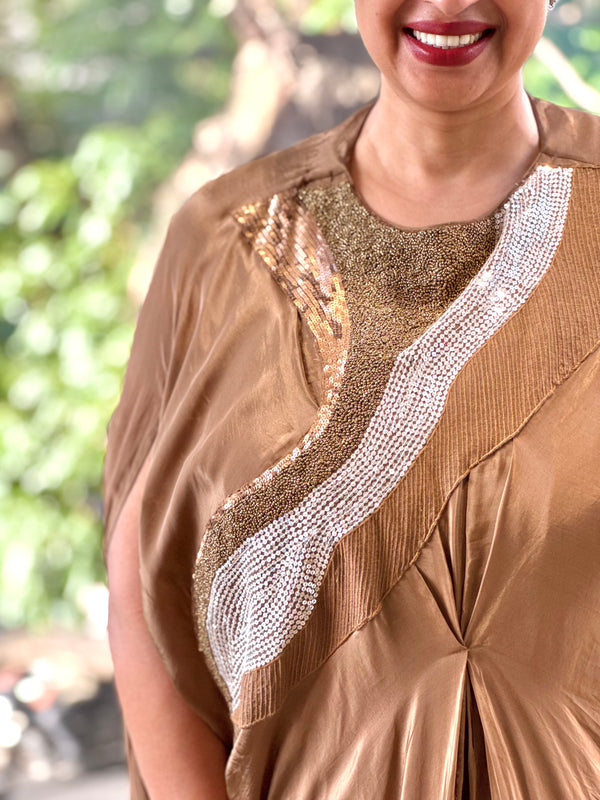 Brown Kaftan Co Ord