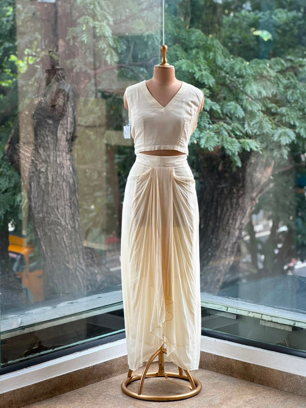 Cream Crush Skirt Set
