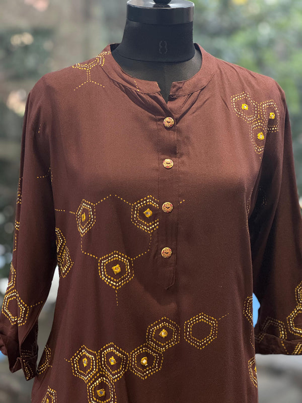 Dark Brown Co Ord