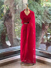 Red Crush Flap Skirt Set