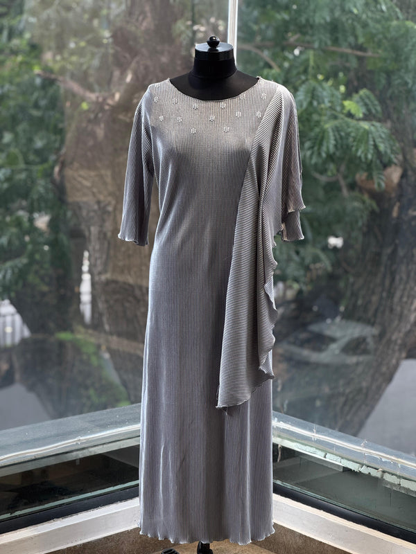 Gray Crush Tunic