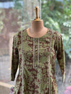 Brown Floral Print Tunic