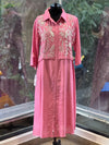 Pink Moti Work Tunic