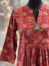 Maroon Printed Tunic