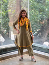 Green Linen Co Ord