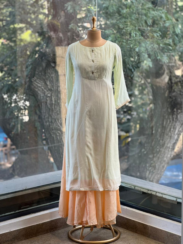 Light Green Skirt Set