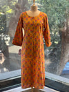 Orangish Floral Tunic