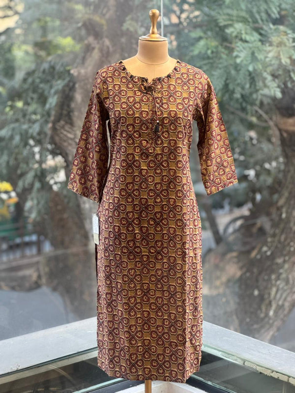 Ajarakh Printed Dupatta Set