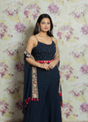 Navy Bkue Cape Set