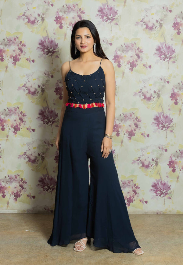 Navy Bkue Cape Set