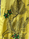 Greenish Yellow Embroidered Co Ord
