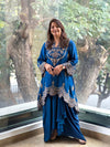 Blue Skirt Set