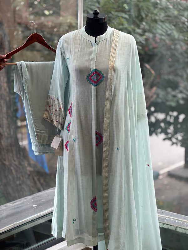 Powder Blue Mul Suit