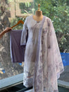 Lilac Linen Suit