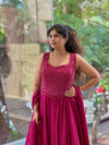 Maroon Gown