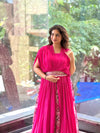 Pink Floral Lehenga