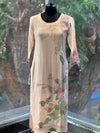 Beige printed Suit Set
