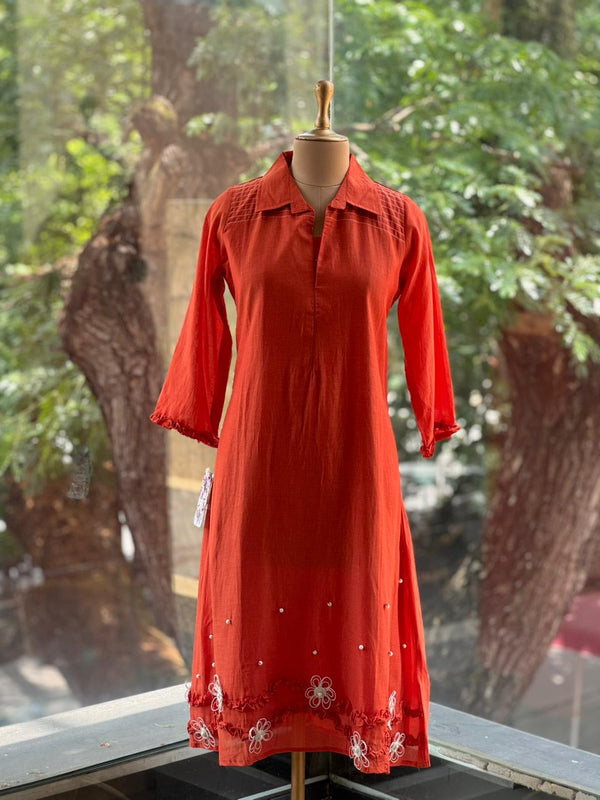 Orangish Rust Tunic