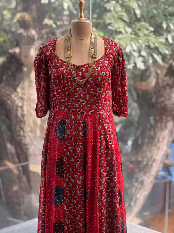 Red Printed Tunic