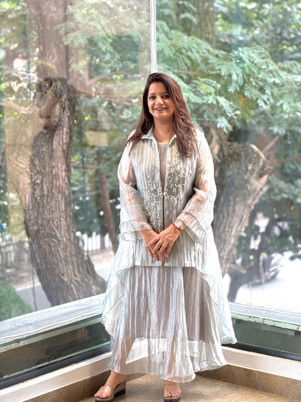 Silver Tissue Tunic