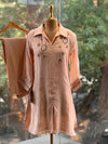 Peach Mul Co Ord