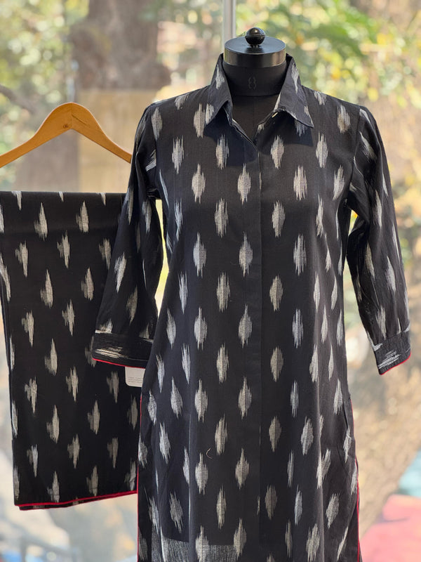 Black Ikkat Co Ord