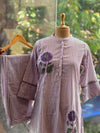 Purple Stipes Co Ord