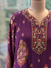 Purple Harem Pants Set