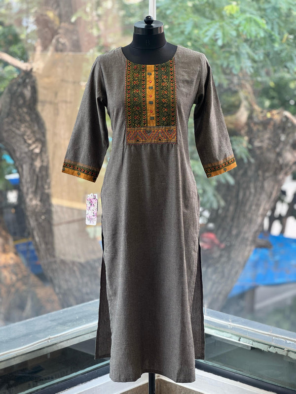 Grey Kalamkari Tunic