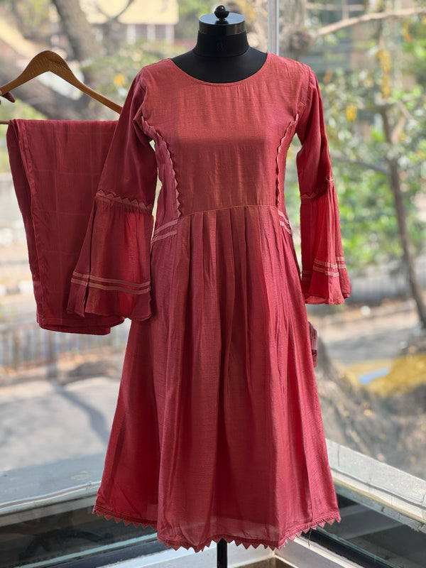 Rust Aplique Work Co Ord
