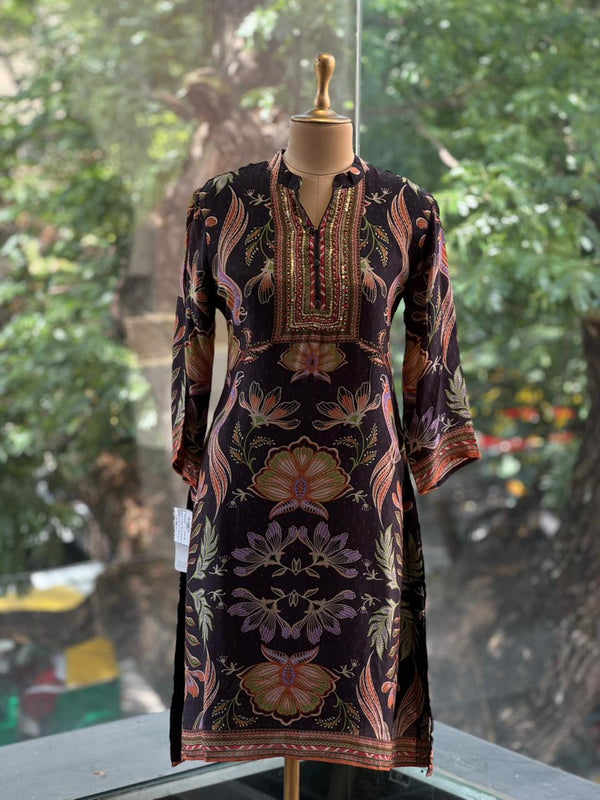 Black Straight Cut Co Ord
