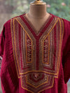 Maroon Kaftan Set