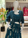 Teal Lehenga