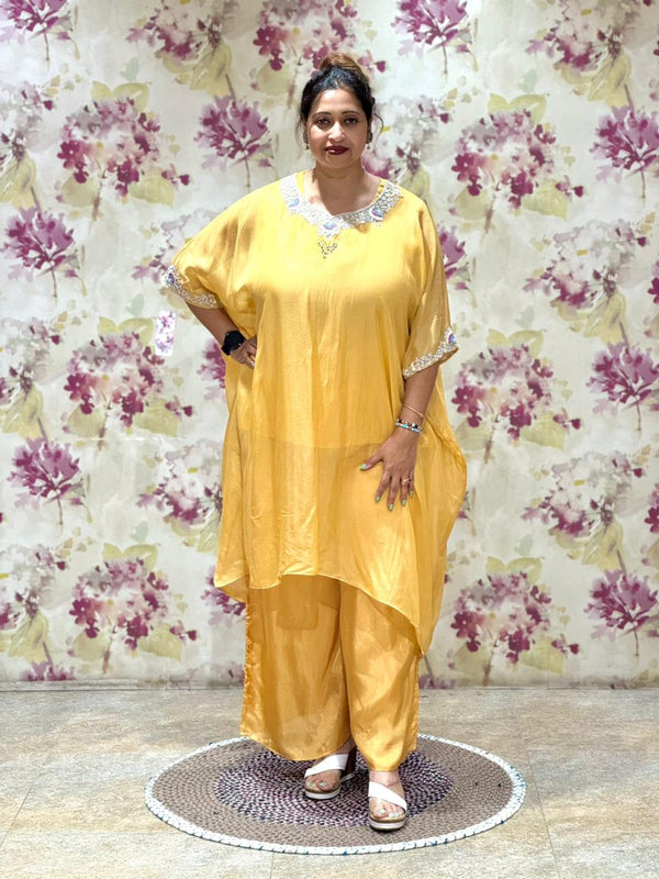 Yellow Kaftan Co Ord