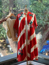 Red Tye Dye Jacket Set