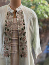 Green Tissue Jacket With Dupatta