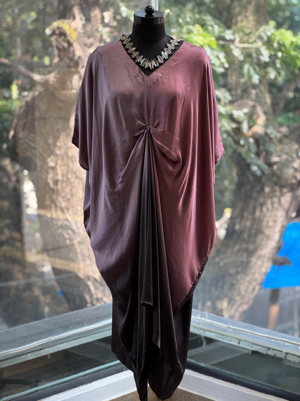 Shaded Cowl Kaftan Tunic