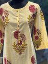 Light Yellow Floral Co Ord