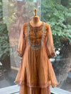Dull Gold Glass Tissue Suit