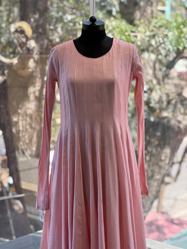 Pink Jacket Style Gown