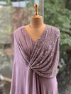 Light Mauve Shimmer Gown