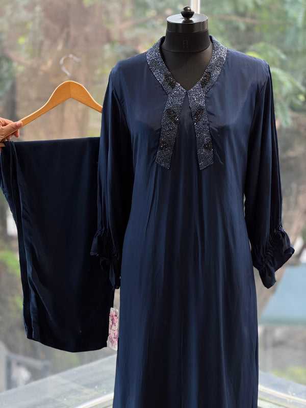 Blue Beads Work Co Ord