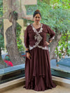 Coffee Brown Gown