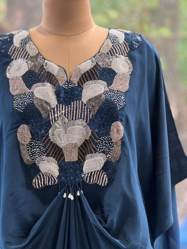 Blue Kftan Dress