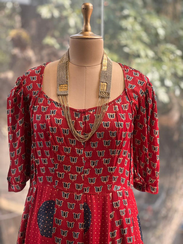 Red Printed Tunic