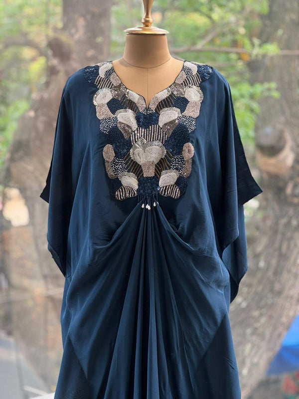Blue Kftan Dress