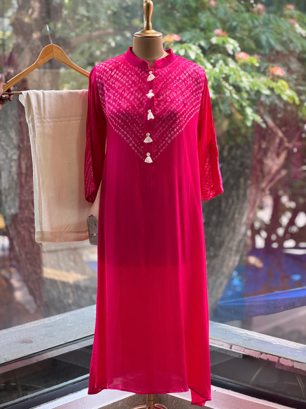Pink Shibori Co Ord