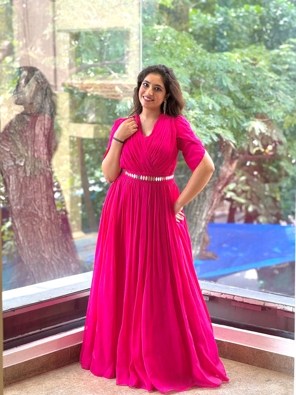 Pink gown
