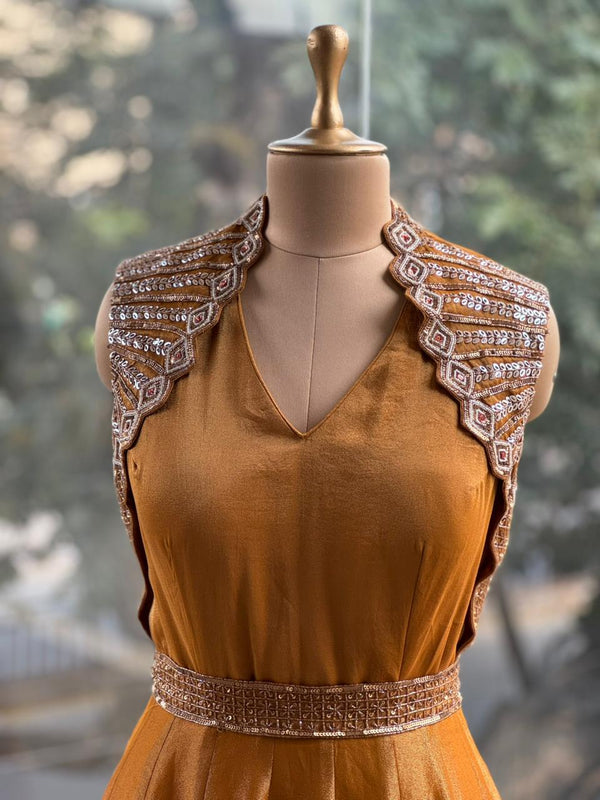 Mustard Yellow Gown