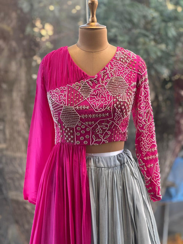 Pink Skirt Set